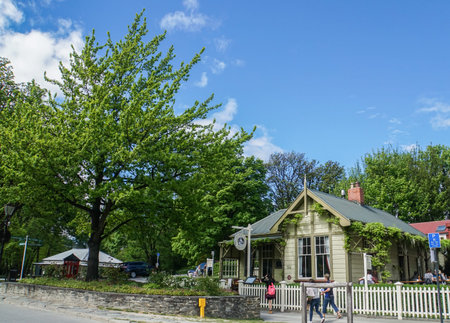 Arrowtown / New Zealand - 2 November 2017: people lifestyle in holiday