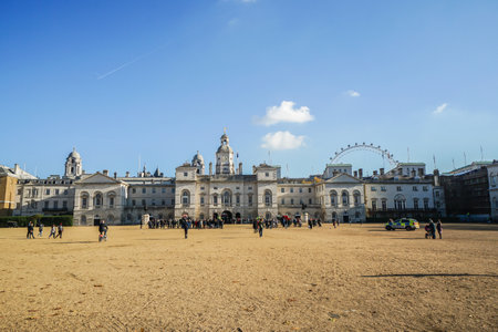 London / UK - November 18 2017: people at Household Cavalry Museum in London in holidaysのeditorial素材