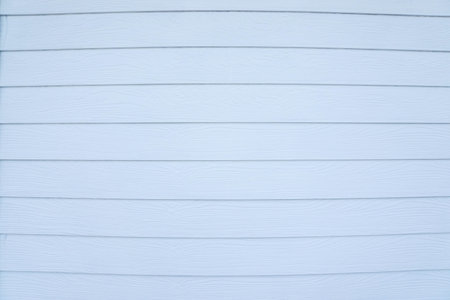 wood pieces of house wall in white colorの写真素材