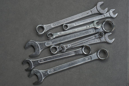 wrench in many size for fix and maintenance services