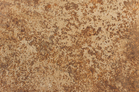 Rusty textured metal background. Copy space for designers.