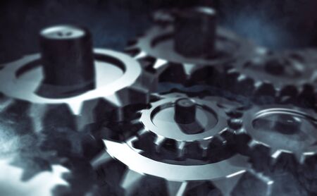 Gears in the oilの写真素材