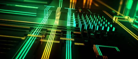 High tech backgroundの写真素材