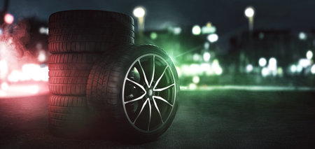 Car tires - rain tires - summer tires - winter tires
