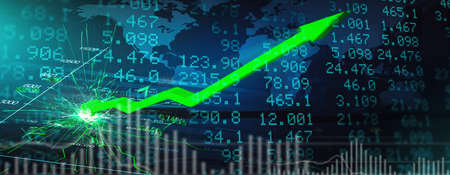 finance stock exchange economy investmentの写真素材