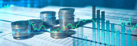 finance stock exchange economy investmentの写真素材