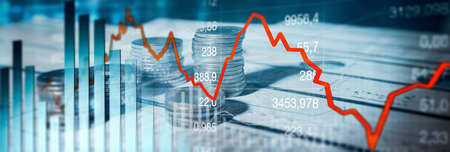 finance stock exchange economy investmentの写真素材