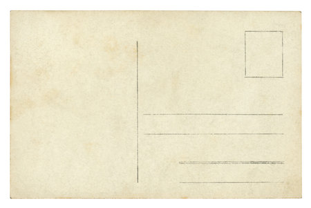 Vintage Postcard - isolatedの写真素材