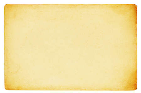 Vintage paper background isolated - clipping path includedの写真素材