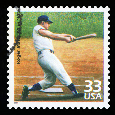 UNITED STATES OF AMERICA - CIRCA 1999: Stamp printed in USA dedicated to celebrate the century...