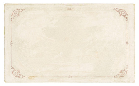 Vintage paper background isolated - (clipping path included)