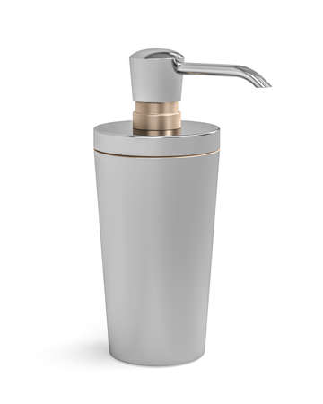 Soap dispenser isolated on white background - 3d renderの写真素材