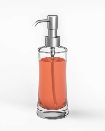 Soap dispenser isolated on white background - 3d renderの写真素材