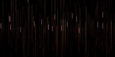 Abstract background - colorful bars on a black background - 2D illustration