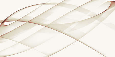 Abstract background - composition of dynamic lines in white and red colors - 2D illustrationの写真素材