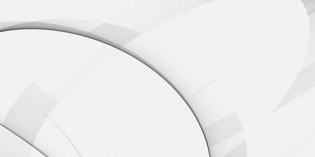 Black and white abstract background - dynamic gray lines on white background - 2D illustrationの写真素材