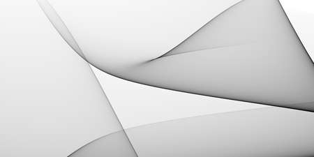 Black and white abstract background - gray stripes on white background - 2D illustrationの写真素材