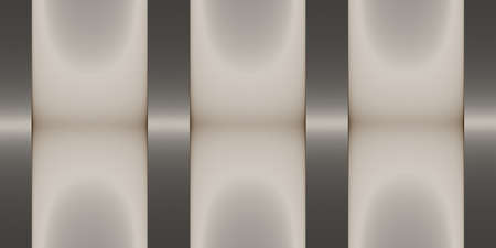 Abstract steel background with gray stripes on an ecru background - 2D illustrationの写真素材