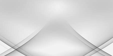 Black and white abstract background - gray stripes on white background - 2D illustrationの写真素材