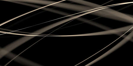 Abstract black background with shades of ecru stripes - 2D illustrationの写真素材