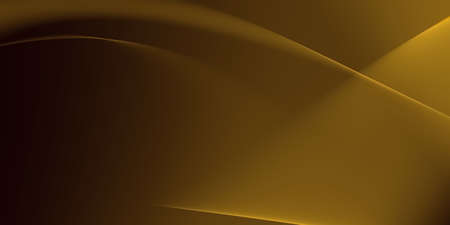 Abstract black technology background with shades of orange glowing stripes - 2D illustrationの写真素材