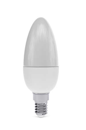 Light bulb isolated on white background - copy space - 3d renderの写真素材