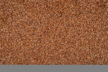 Flaxseed texture - top view and close-up view of the flaxseedsの写真素材
