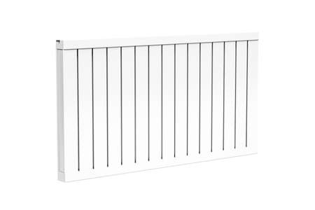 A white radiator isolated on a white background - 3d renderの写真素材