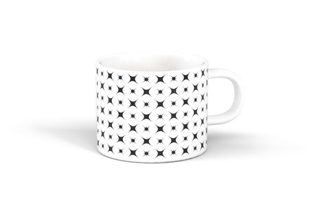 A white tea or coffee mug isolated on white background - 3d renderの写真素材