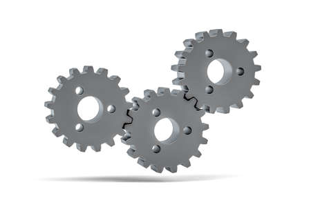 Ratchet set isolated on a white background - 3D renderの写真素材