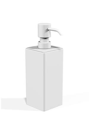 Soap dispenser mockup isolated on white background - 3d renderの写真素材