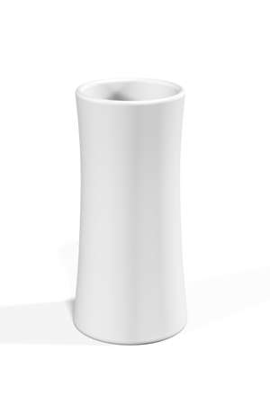 Toothbrush holder mockup isolated on white - 3d renderの写真素材