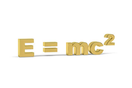 Golden 3d math icon isolated on white background - 3d renderの写真素材
