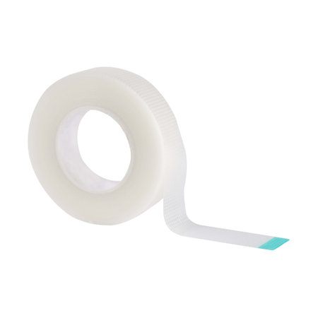 Paper tape for eyelash extensions on white background - packshot photographyの写真素材