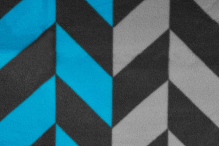 Fabric texture - graphite blue rhomboidal patternの写真素材