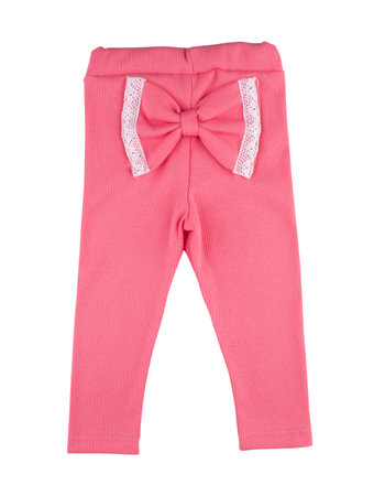 Clothing photography - pink girls on a white backgroundの写真素材