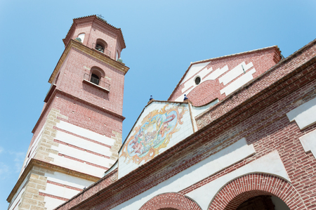 Malaga bell tower in Andalusia Spain Europe travelのeditorial素材