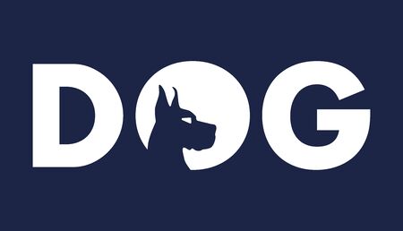 dog logoのイラスト素材