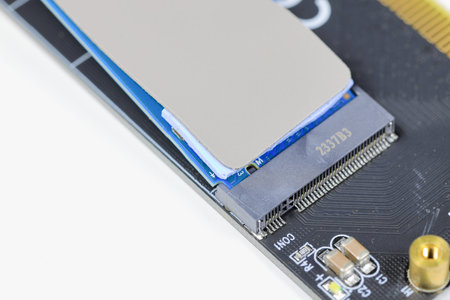 Thin silicone thermal pad or thermal gasket used on NVME SSD for Cooling install on computer...