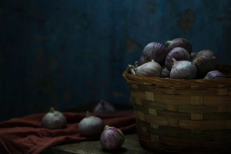 Corner onionの写真素材