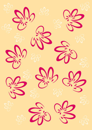 Flora Patternのイラスト素材