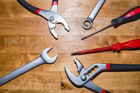 Many different useful tools on the desktop