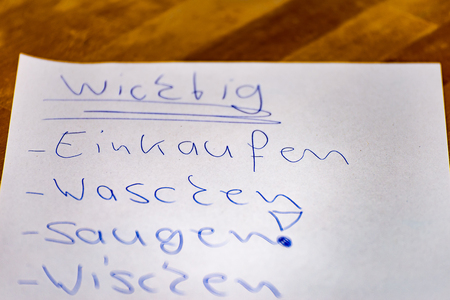 An important document required to be doneの写真素材