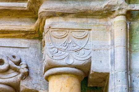 The Monastery ruins in Paulinzella in Thuringia Germany