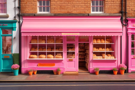 Pastry shop in Oxford street.の素材