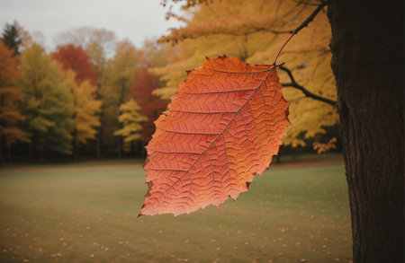 Autumn leaves in the park. Autumn background. Autumn background.