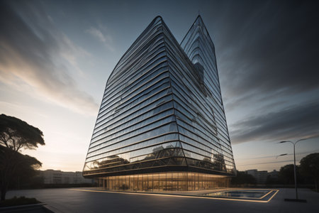 the modern building of the Citylifeの素材