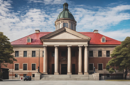 Old Town Hall in Philadelphia, Pennsylvania, United States of America.の素材