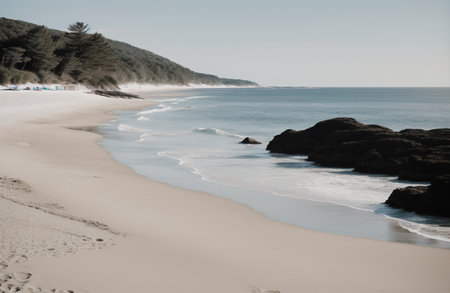 Beautiful beach in south korea,Sukhothaiの素材