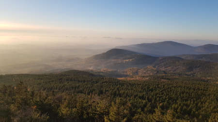 mountain nature forest lookの写真素材
